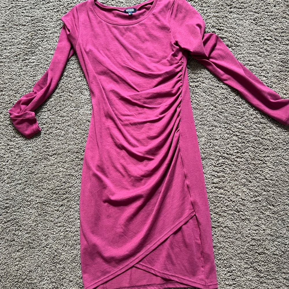 Tildon Pink Long Sleeve Dress
